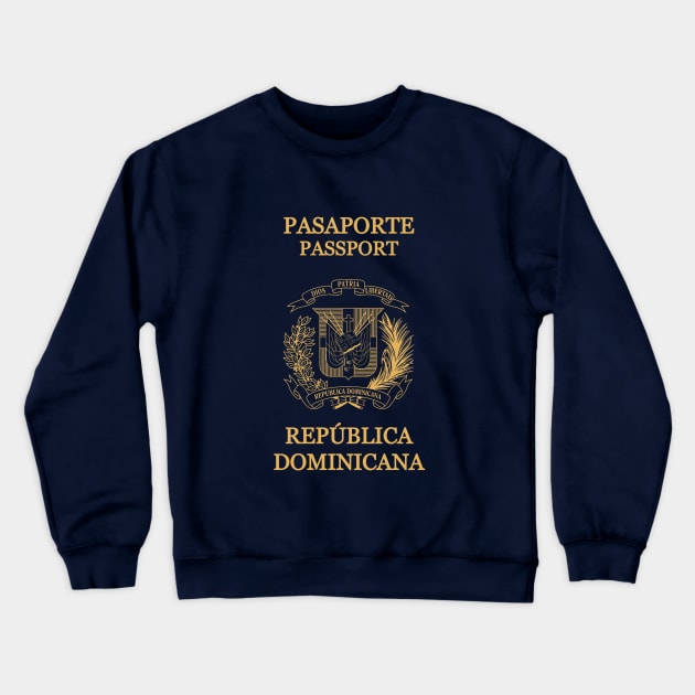 Dominican Republic passport Crewneck Sweatshirt by Travellers